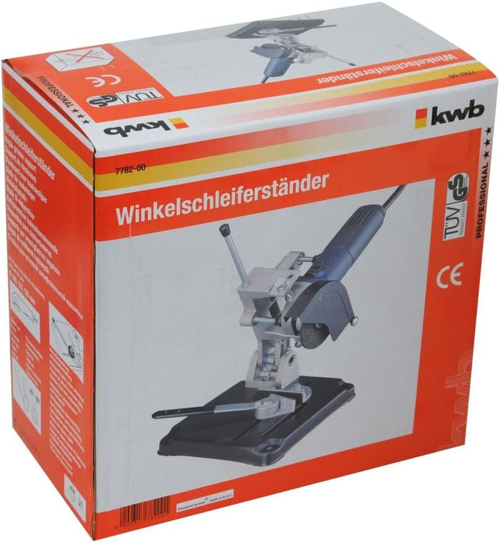 kwb Winkelschleifständer fürs präzise Arbeiten mit einem handelsüblichen Einhand-Winkelschleifer Ø11