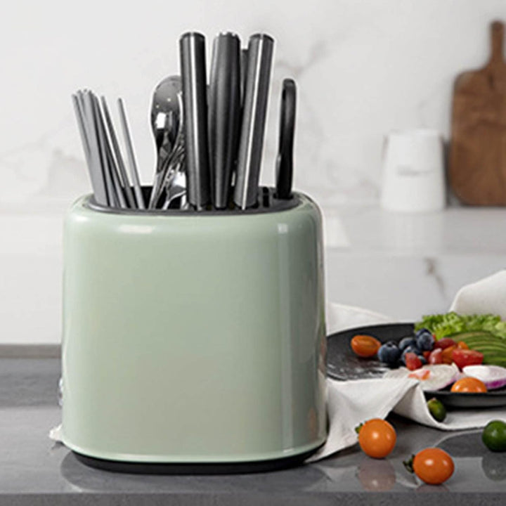 Messerblock Utensilienhalter, 2 in 1 Arbeitsplatten Utensilien Organizer Moderner Messer Utensilienh