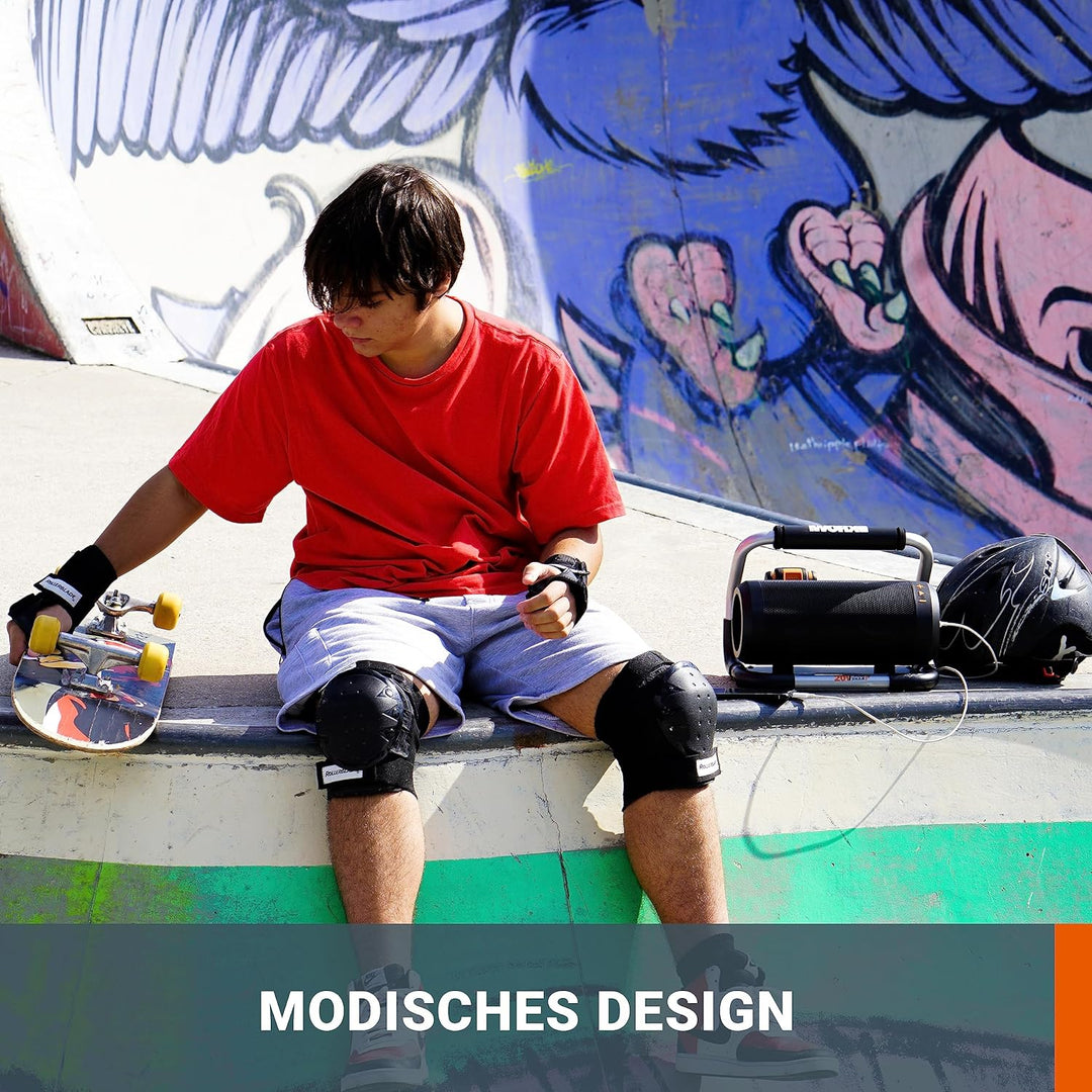 WORX WX009.9 Bluetooth Akku-Lautsprecher 20V - AUX-In Anschluss & USB Port - Laufzeit ca. 10 Stunden