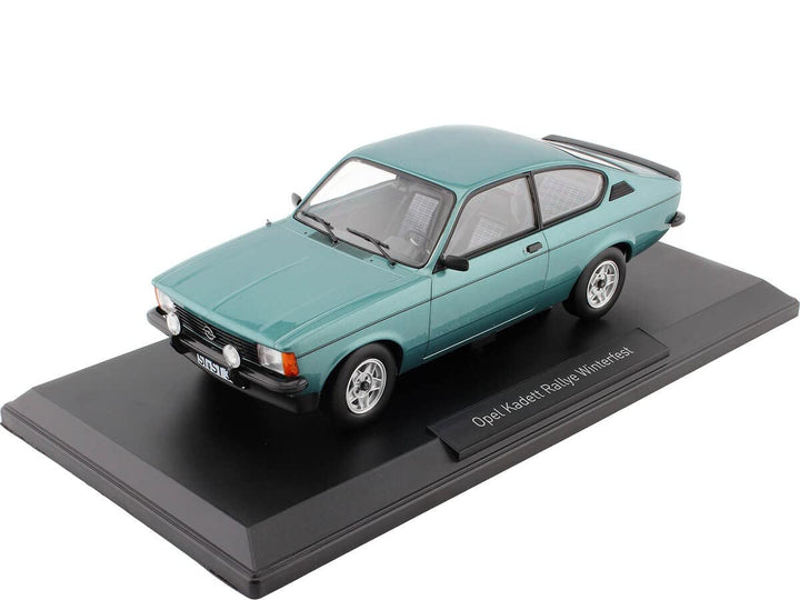 Norev kompatibel mit Opel Kadett C Rallye Winterfest 1978 türkis Modellauto 1:18