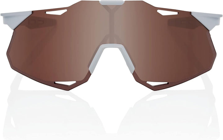 100% HYPERCRAFT Fahrradbrille, Schwarz, Orange/Rot, XS