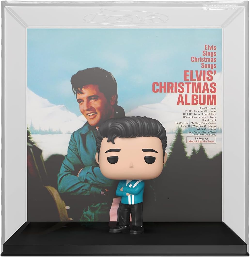 Funko Pop! Albums: Elvis Presley - Elvis Presley Xmas Album - Vinyl-Sammelfigur - Geschenkidee - Off