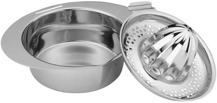 WMF Gourmet Zitronenpresse Edelstahl 13cm, Zitruspresse manuell, Cromargan Edelstahl mattiert, für Z