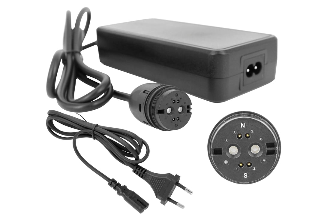 PowerSmart 42V 2A Ladegerät für 36V Lithium-Ionen Akkus mit Rosenberger Stecker für Impulse, Alber N