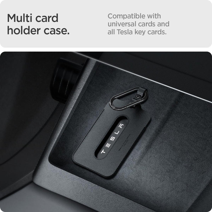 Spigen Air Fit Schlüssel Karten Halter für Tesla Model Y (~2026 Juniper) Model 3 (~Highland 2026) Mo