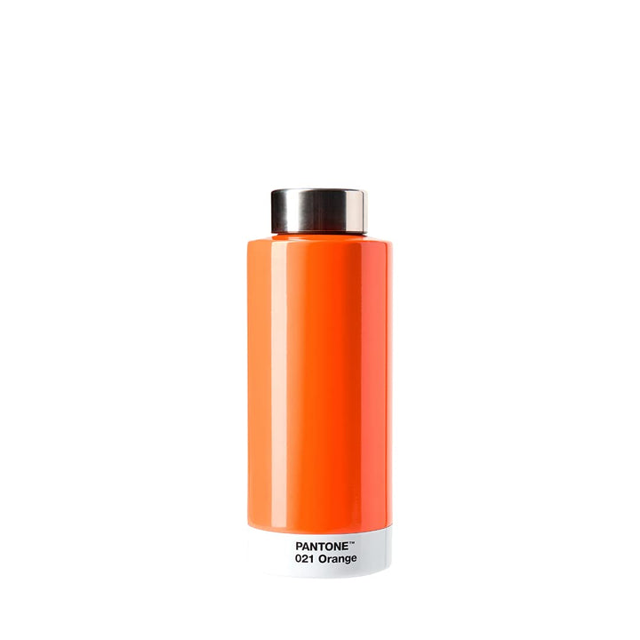 PANTONE Trinkflasche, doppelwandiger rostfreier Edelstahl mit Thermo-Funktion, auslaufsicher, 500 ml