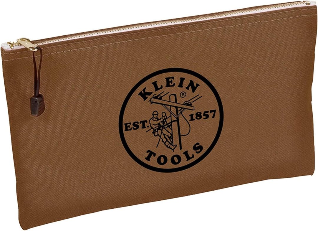 Klein Tools 5140 Leinwand Reissverschluss Taschen, 5141 Red, Gray, Black, Brown 4-Pack, Red, Gray, B