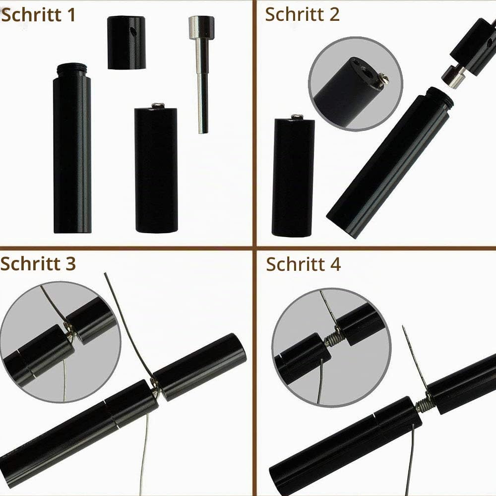 Leeko Spule DIY Werkzeug Kit V3, Wickelzubehör-Set mit Wickelhilfe (V4) /Mini Ohm Reader/Pinzette/Hi
