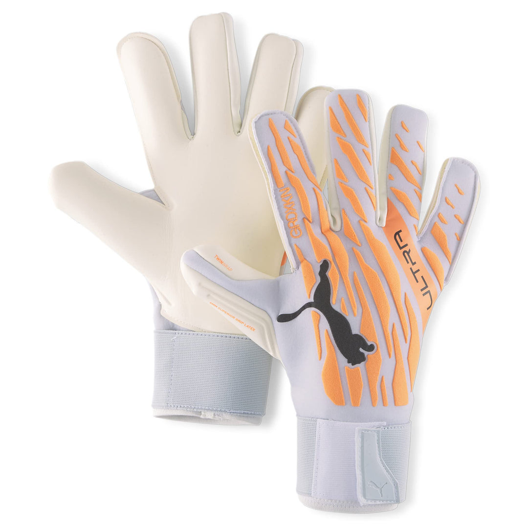PUMA Ultra Grip 1 Hybrid Pro Torwarthandschuhe 7 Neon Citrus-Diamond Silver-Puma Schwarz, 7 Neon Cit