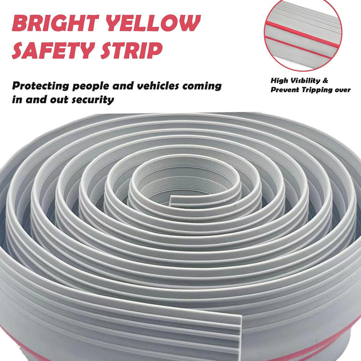 Garagentor Dichtung 3M universeller Schwellendichtung Wetterfeste Gummi-Bodenabdichtung，Gummi DIY Bo