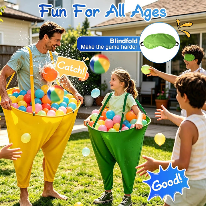 VEEKAY 538PCS Granny Pants Gartenspiel,2er-Pack übergrosse Granny Pants Hof-Spiel,Wurfspiele für Erw