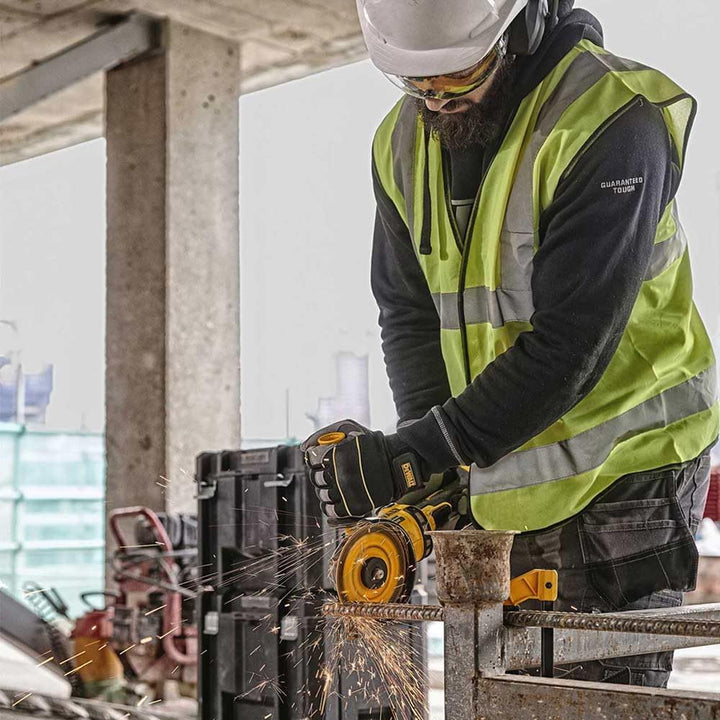 Dewalt DCG418N-XJ 54 V XR FLEXVOLT High Power 125 mm Winkelschleifer – blosse Einheit, Yellow