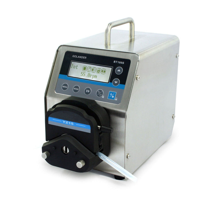Golander Peristaltikpumpe BT100S (YZ15), 0.1-150 rpm, Durchflussrate 0.006-420ml/min, 1 Kanal, YZ15