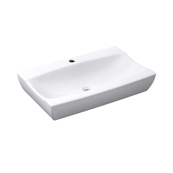 Mai & Mai Aufsatzwaschbecken,weiss Brüssel152B aus Keramik,mit Nano-Beschichtung Weiss | Modell Br15
