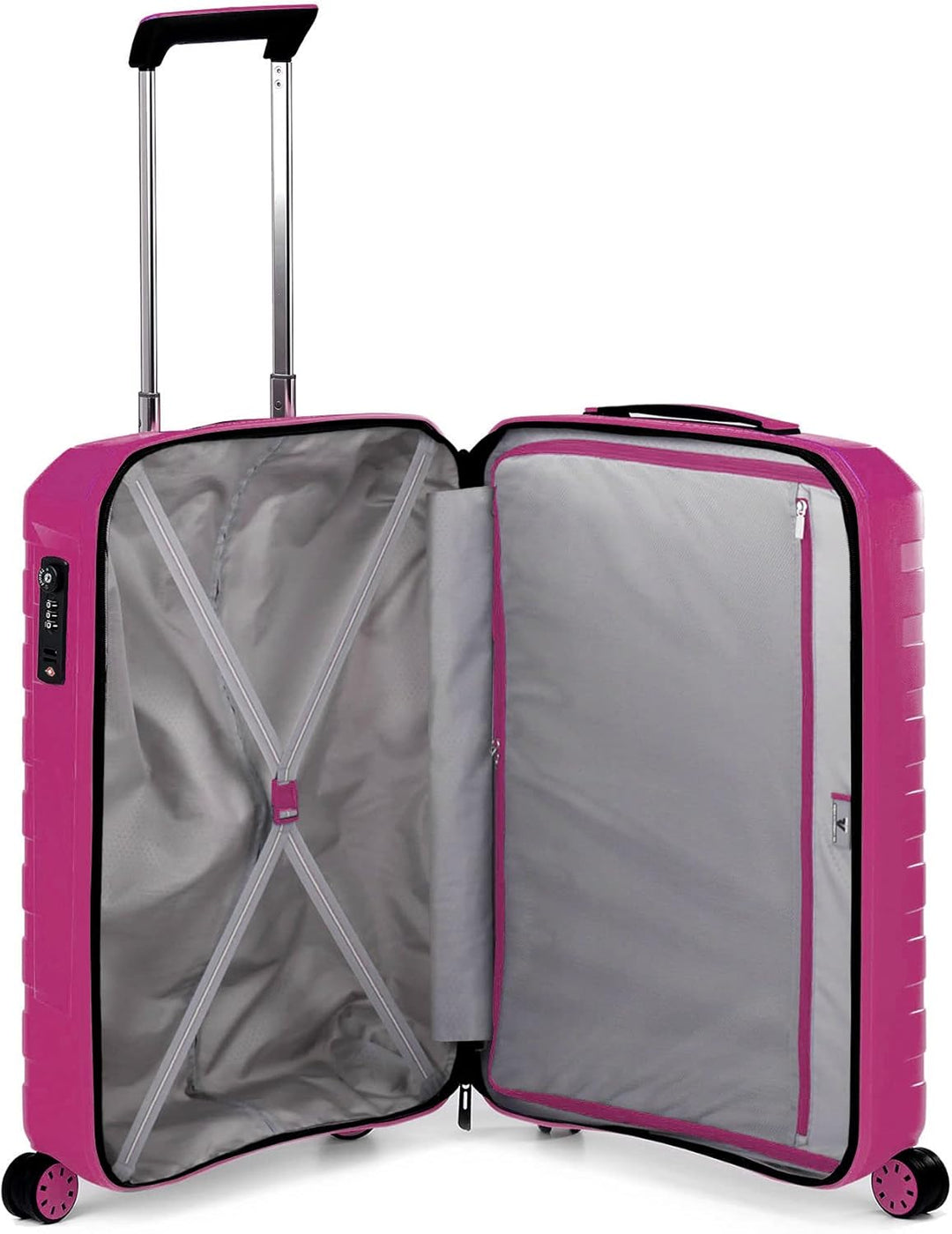 RONCATO Box Sport 2.0-4-Rollen Kabinentrolley S 55 cm nero/magenta Magenta 55 x 40 x 20 cm, Magenta