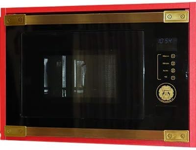 Kaiser EM 2545 AD Einbau Multifunktions Mikrowelle,Schwarz Glas,25L,Heissluft Grill,21 Funktionen,Mi