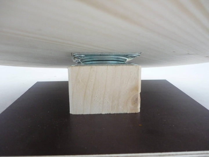 Elmato 10470 Circle Fun Drehteller, Holzlaufscheibe für Nager, 30cm