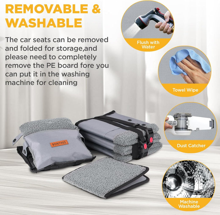 Mittelkonsole Hundeautositz für kleine Hunde bis 9 kg, Grau, 45,7 x 25,4 x 22,9 cm Konsole Grau, Kon