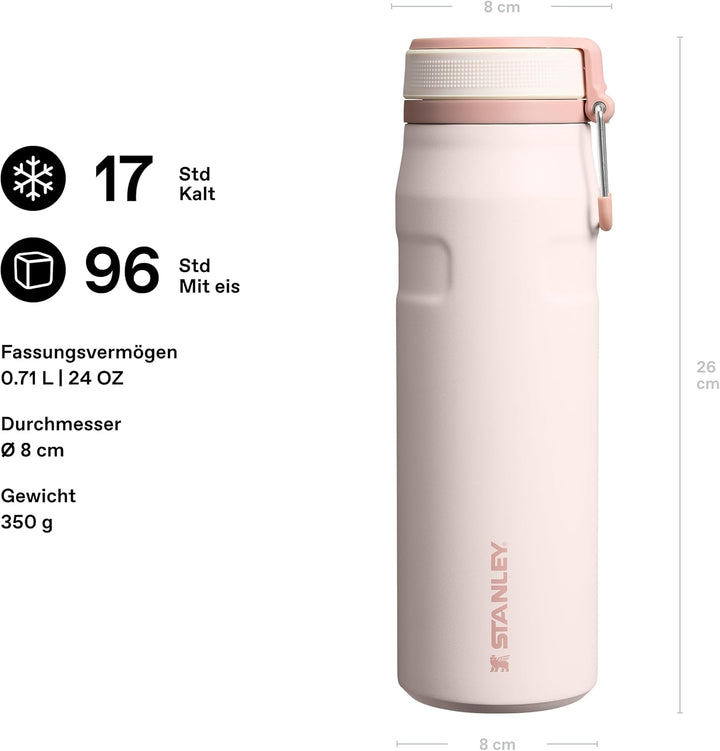 Stanley 1913 IceFlow Bottle Twist Flip 0.71L - Kühlt 17 Stunden - 4 Tage Eisgekühlt - Spülmaschinenf