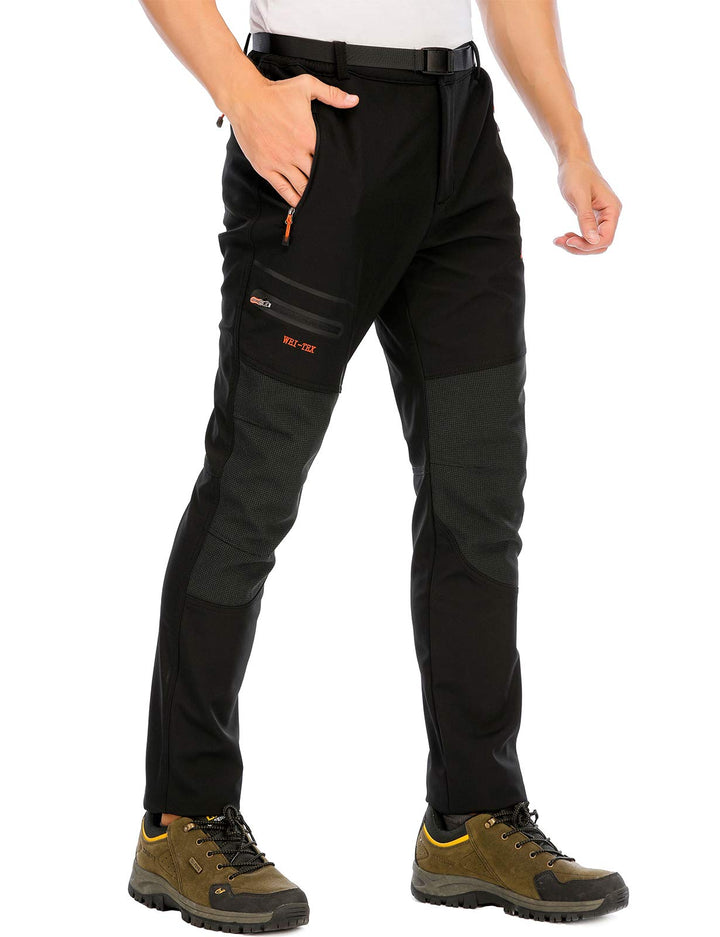 Herren Wanderhose Skihose Wasserdicht Softshellhose Winddicht Winter Outdoorhose Snowboardhose Warm