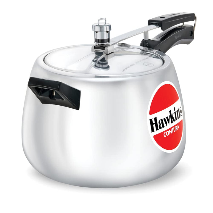 Hawkins HC65 Contura Schnellkochtopf, 6,5 l, klein, Aluminium 6.5 Liter, 6.5 Liter