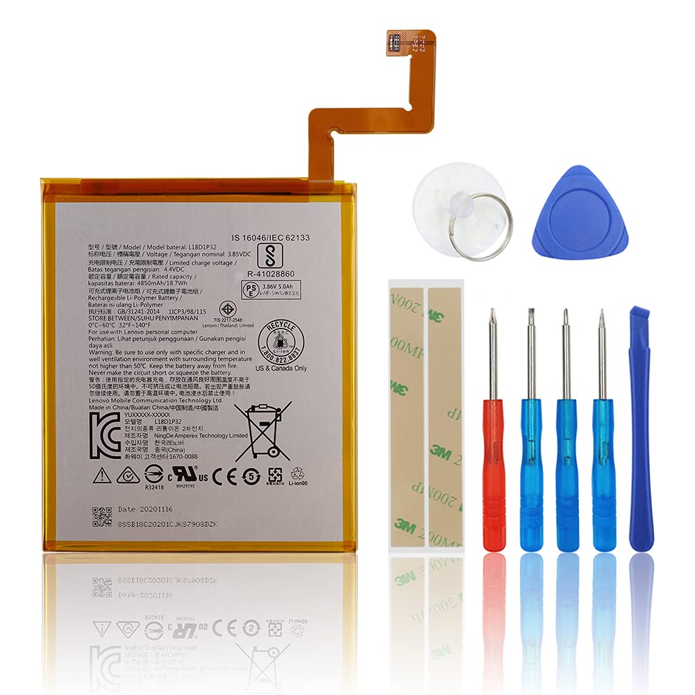 SwarKing Ersatz Akku L18D1P32 Kompatibel mit Lenovo TAB M10 TB-X505X with Toolkit