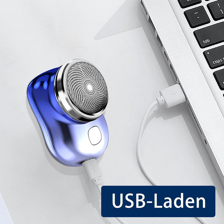 Mini Rasierer, Elektrischer Rasierer Herren, USB wiederaufladbar, Mini Shave Tragbarer Elektrorasier
