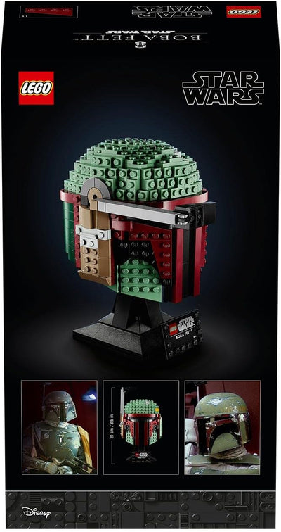 LEGO 75277 Star Wars Boba Fett Helm, Schaustück, Bauset zum Sammeln für Erwachsene, Geschenksidee fü