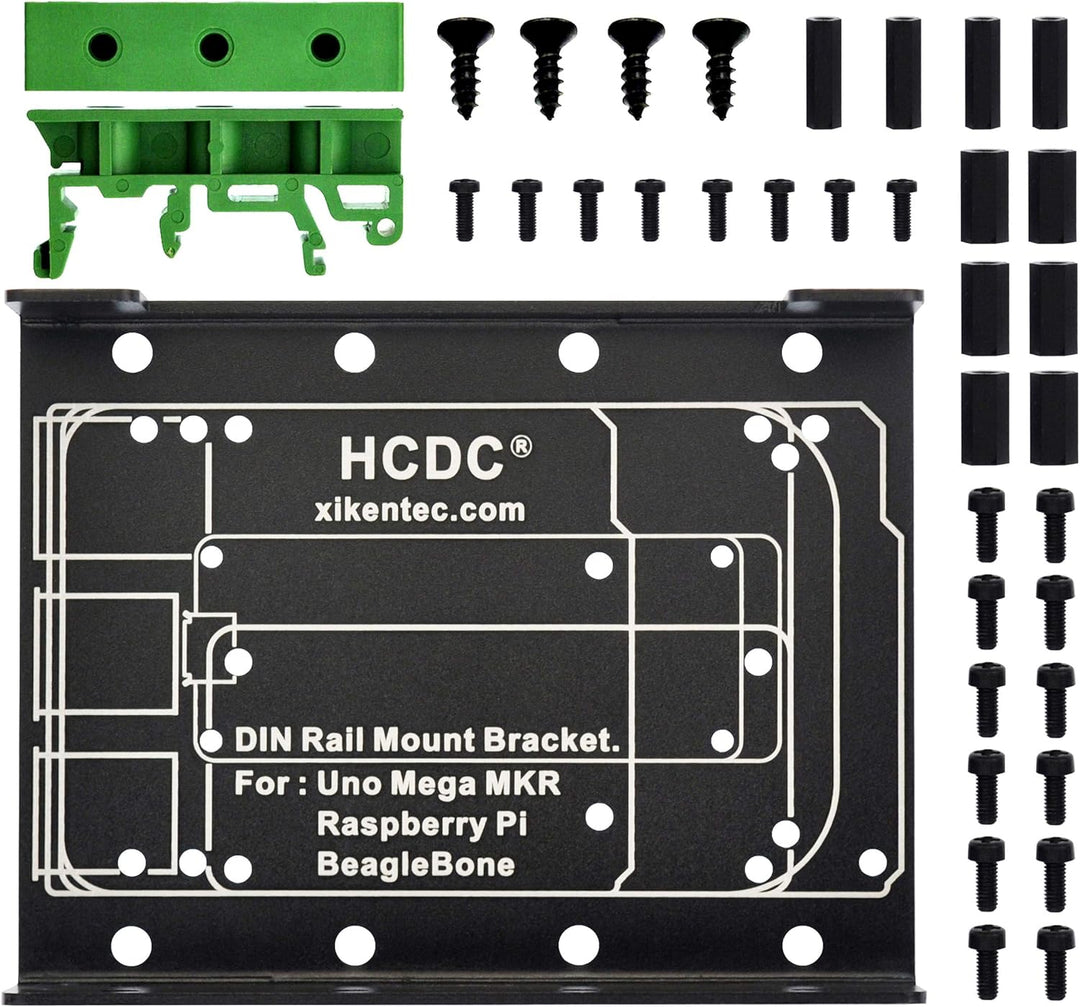 DIN-Schienenhalterung für Raspberry Pi A+ B+ 2B 3B 3B 4B Zero Arduino Uno Mega Mkr BeagleBone