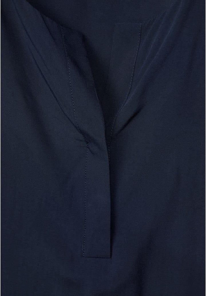 Street One Damen Kurzarmbluse 38 Deep Blue, 38 Deep Blue