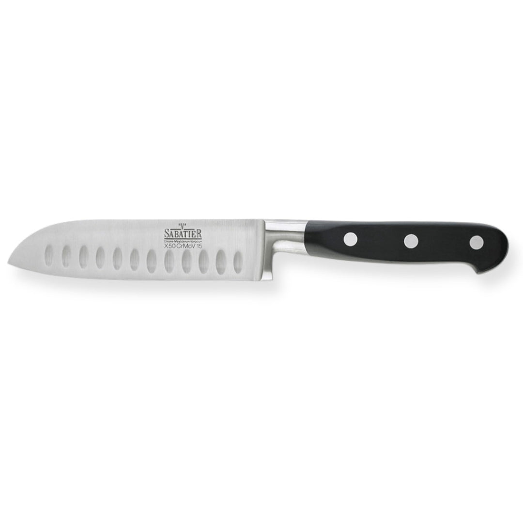 Richardson Sheffield V SABATIER Santoku-Messer, 12,5 cm lange Klinge, gehärteter Klingenstahl, rostf