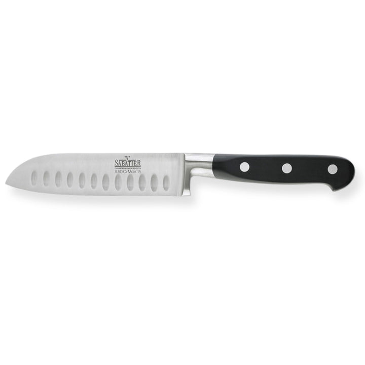 Richardson Sheffield V SABATIER Santoku-Messer, 12,5 cm lange Klinge, gehärteter Klingenstahl, rostf