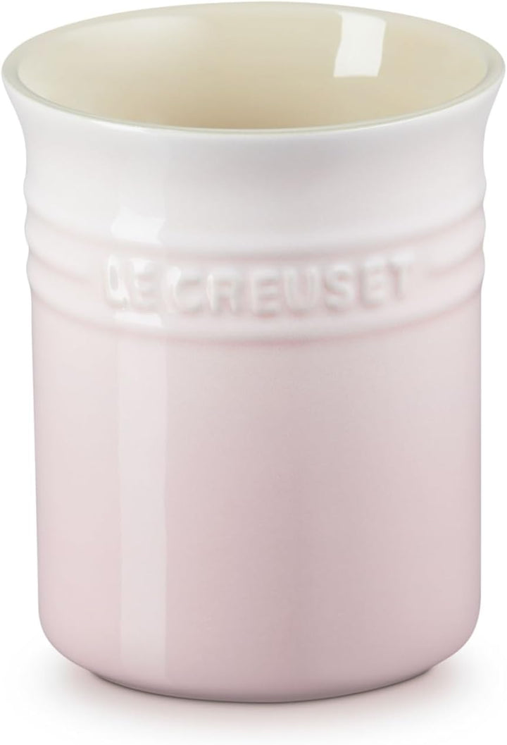 Le Creuset Topf für Kochkellen aus Steinzeug, 1,1 Liter, Shell Pink, 71501117770001, Shell Pink