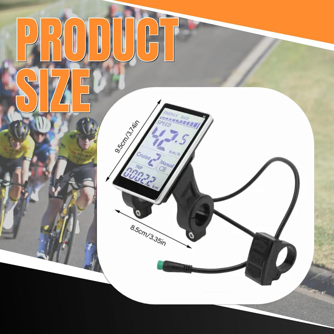 LCD Display, Elektrofahrrad M5 LCD Bildschirm, Elektrofahrrad LCD Display mit Anschluss Elektro für