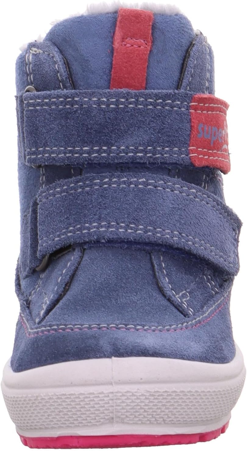 Superfit Mädchen Groovy Warm Gefütterte Gore-tex Schneestiefel, Blau Pink 8020