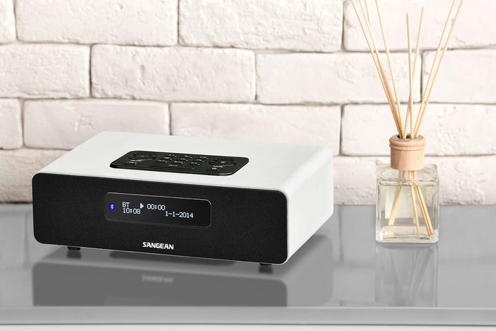 Sangean DDR-36 DAB+ Digitalradio (DAB+/UKW-Tuner, Bluetooth, Weckfunktion, Sleep-Timer, AUX-In) inkl