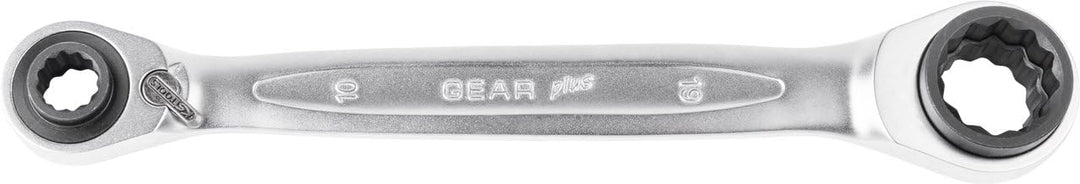 KS Tools 503.4553 4 in 1 GEARplus umschaltbar Doppel-Ratschenringschlüssel, 21x22x24x27mm, 21x22x24x