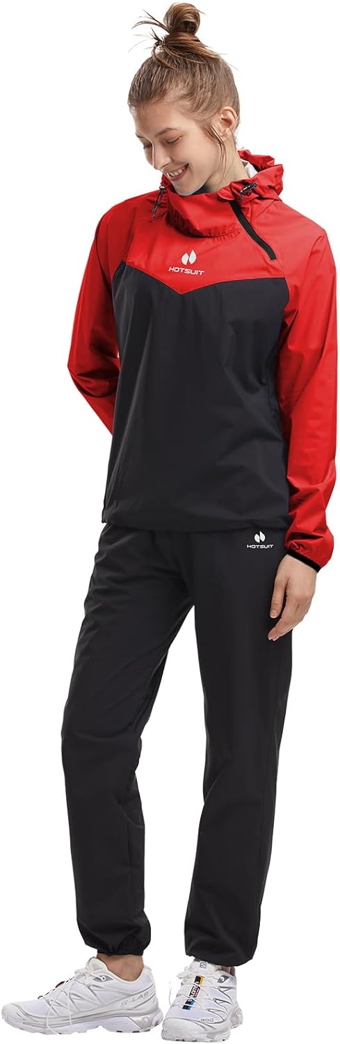 HOTSUIT Schwitzjacke/Schwitzanzug Damen Sauna Trainingsanzug Sportanzug Schwitzanzug Fitness Trainin