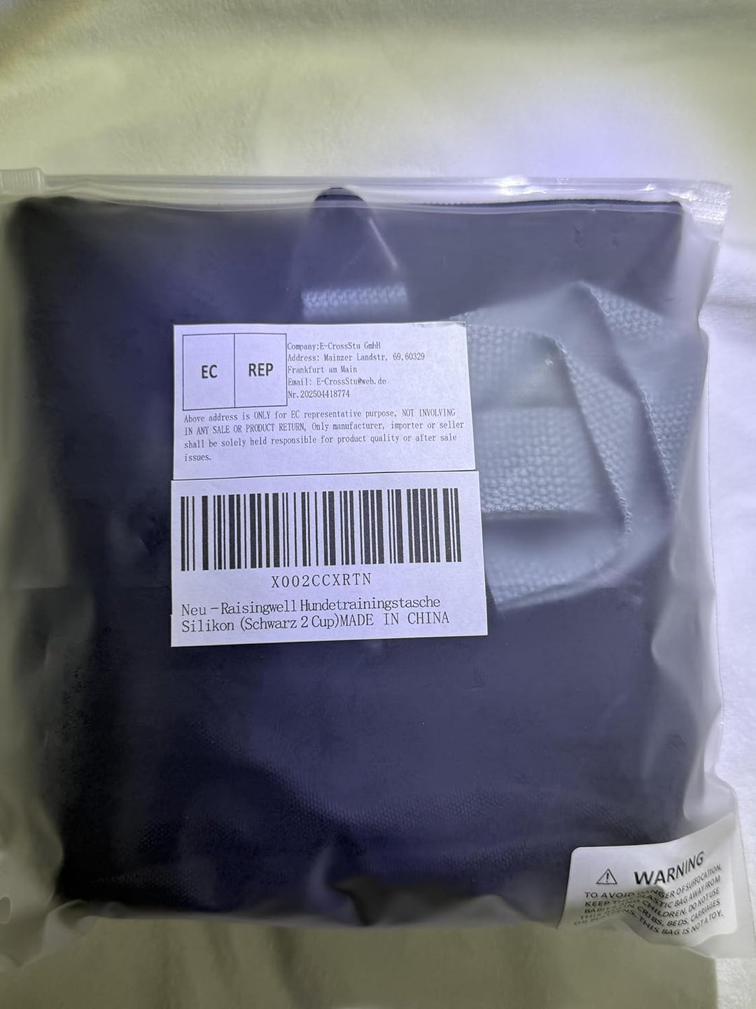 Raisingwell Leckerlitasche für Hunde, Multifunktions-Gassi Tasche mit Silikonbeutel, Futterbeutel fü