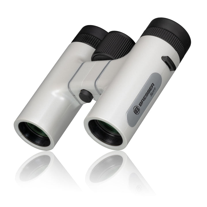 Bresser Spirit Kompakt Fernglas 6x24 weiss - Leichtes Outdoor-Fernglas mit Mehrschichtvergütung - Id