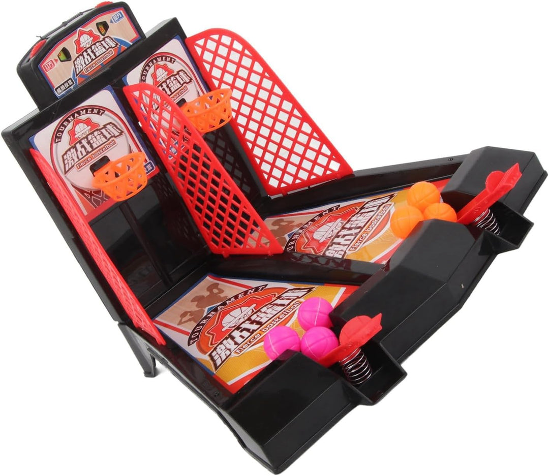 VGEBY Basketball Desktop Spielzeug, Kinder Basketball Tabletop Spiel Schiessen Katapult Spielzeug Se