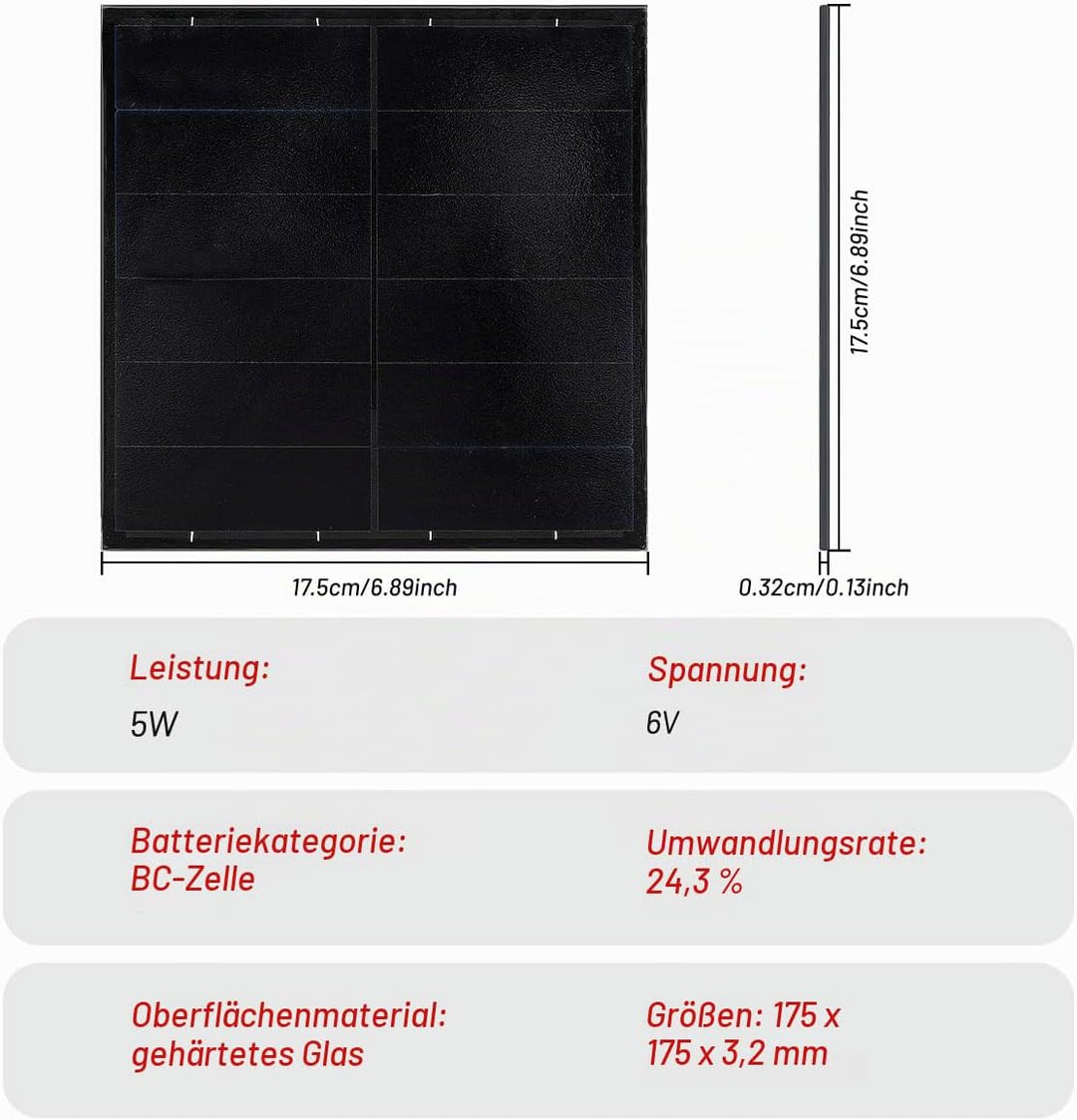 D5-1A 5W Solar Panel Kit mit Batterie Controller für Heltec V3 ESP32 LoRa Modul für DIY Meshtastic M