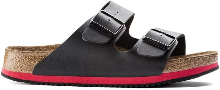 Birkenstock Classic Arizona Leder Unisex-Erwachsene Pantoletten 38 EU Schmal Schwarz, 38 EU Schmal S