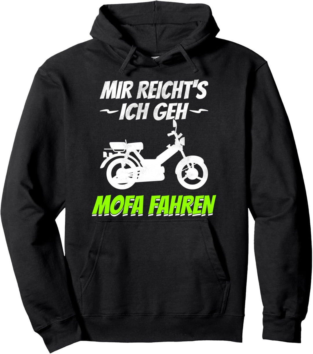 Motorroller Mofa Geschenk Moped Fahrer Mokick Bike Roller Pullover Hoodie