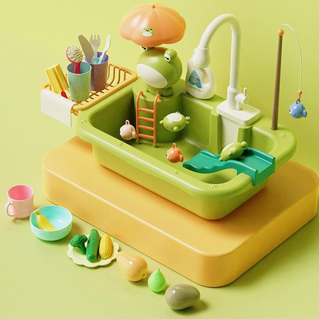 Kinder Wasserspieltisch für draussen,Poolspielzeug mit Pumpe - Küchen Spielspüle Spielzeug | für, Ga