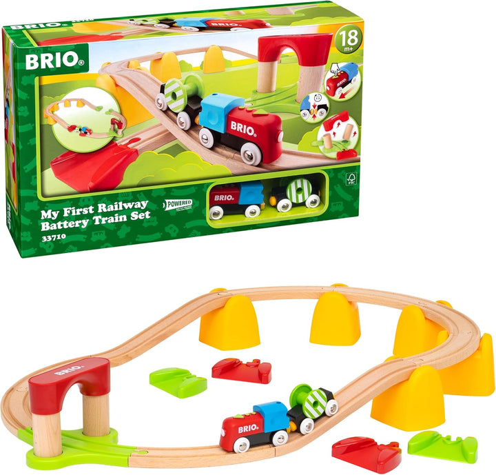 BRIO Bahn 33710 - Mein erstes Bahn Set mit Batterielok Single, Single