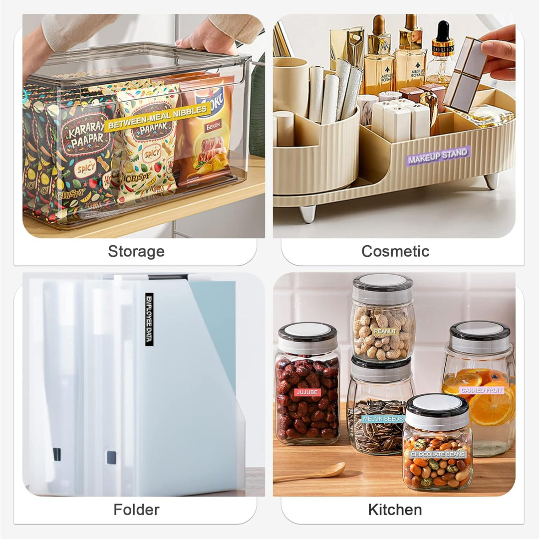 UniPlus Kompatible Omega Etikettenband Ersatz für Dymo Prägebänder S0717930 S0717900 9 mm x 3 m Selb