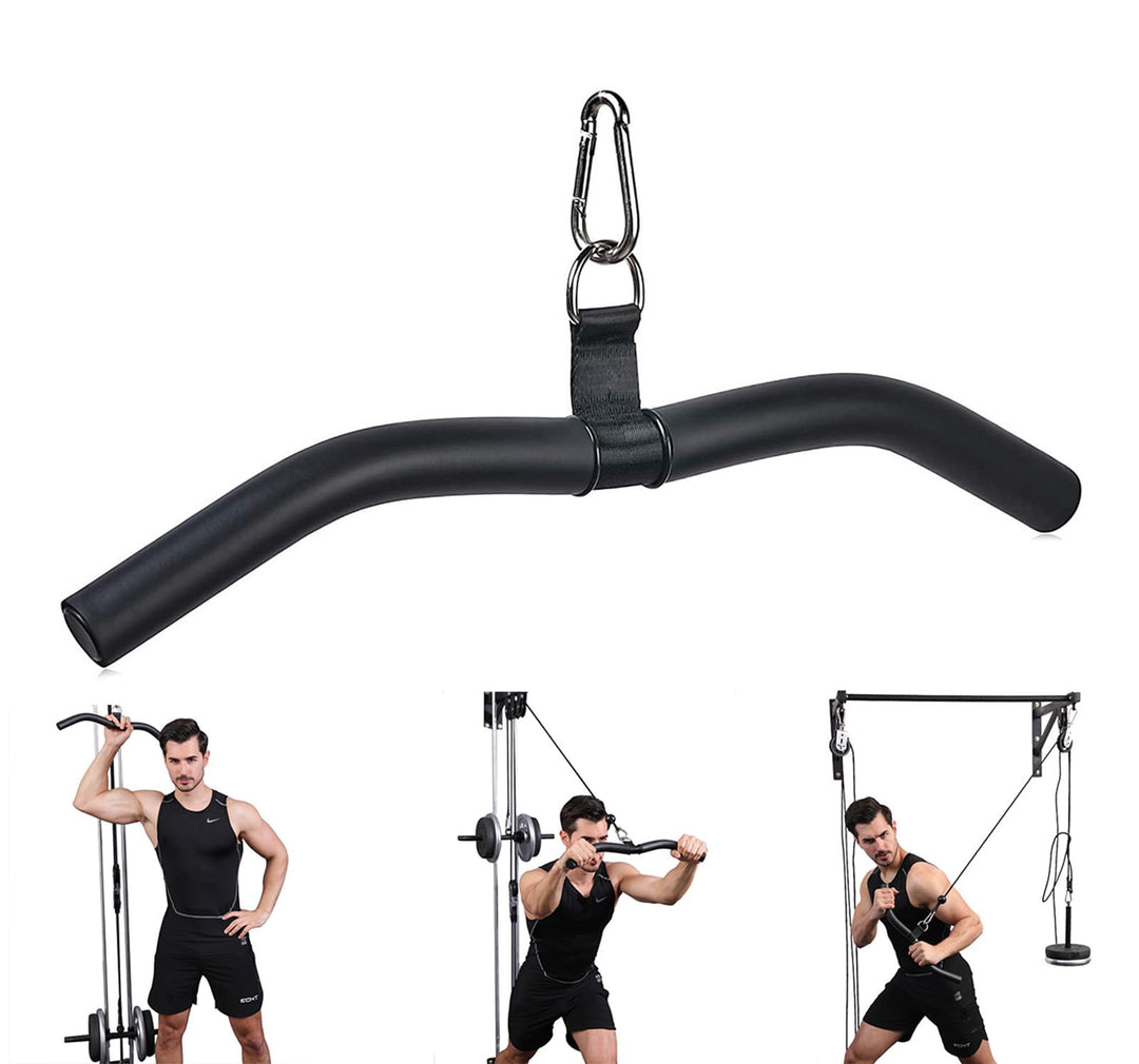 Trizeps gerade Stange,Fitness Bar,Fitness Bar Werkzeug Zubehör Stahl Bizeps Zugstange Pull Down Bize