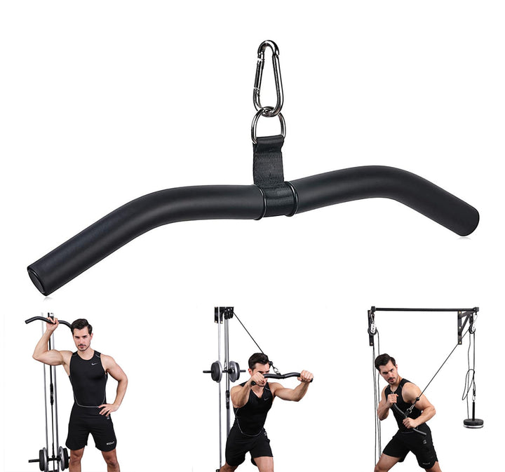 Trizeps gerade Stange,Fitness Bar,Fitness Bar Werkzeug Zubehör Stahl Bizeps Zugstange Pull Down Bize