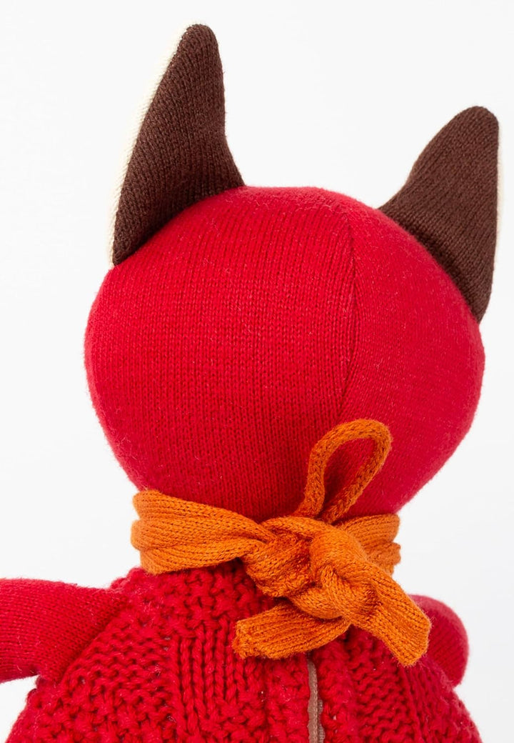 SIGIKID 39689 Strick-Spieluhr Fuchs Knitted Love, Kuscheltier mit bekannter Schlaflied-Melodie, Stof
